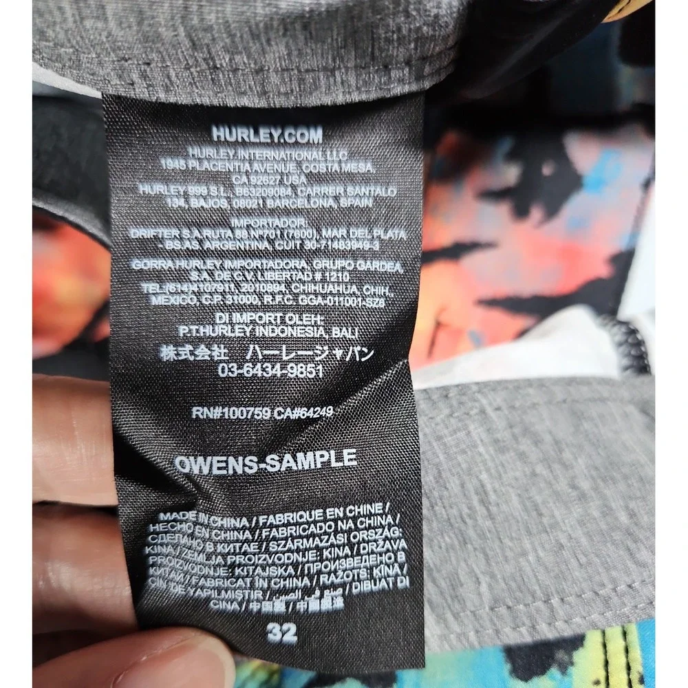 Hurley Mens Multicolor Phantom 7
